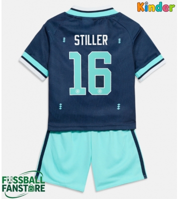 Deutschland Angelo Stiller #16 Replik Auswärtstrikot Kinder WM 2026 Kurzarm (+ Kurze Hosen)